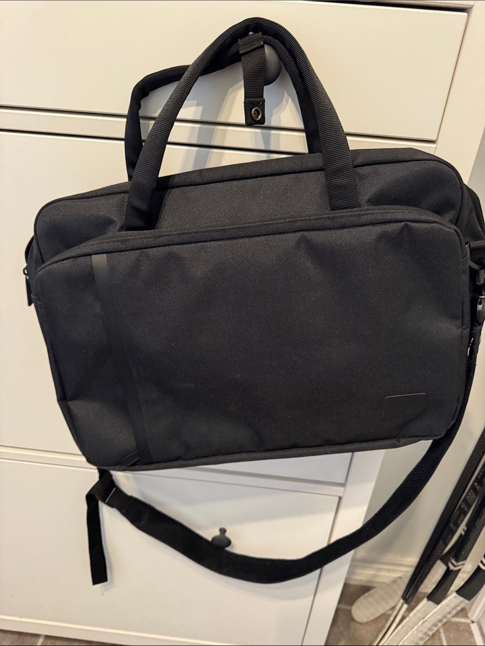 Herschel Supply Company Black Laptop Briefcase with Shoulder Strap